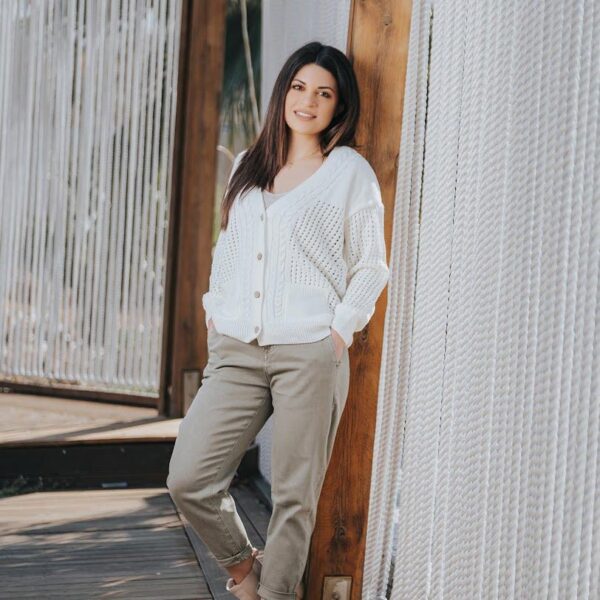 Jean Loose Fit Χακί - AskMySis