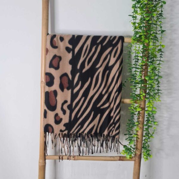 Γυναικεία Πασμίνα Animal Print σε 2 Αποχρώσεις